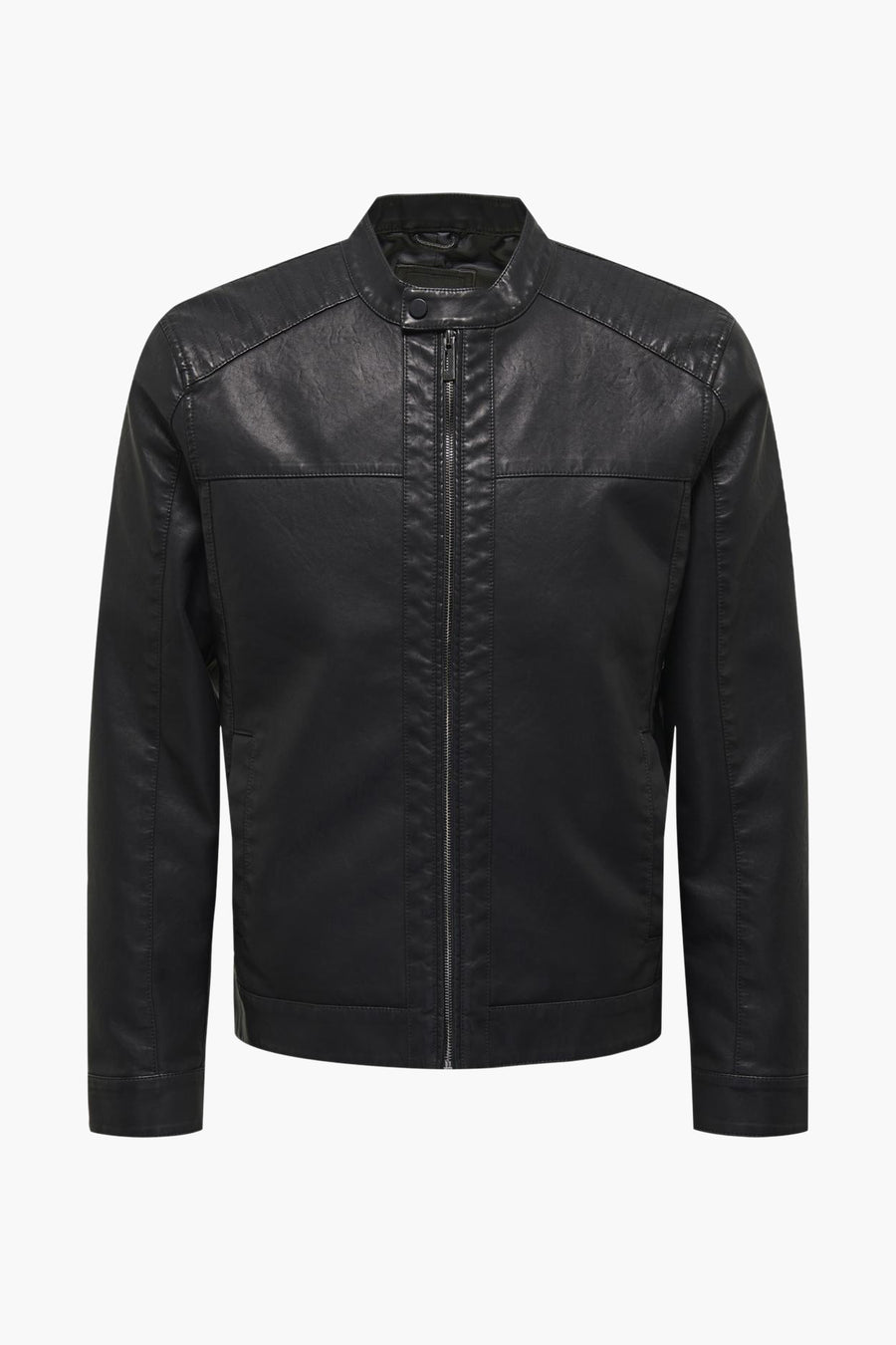 Lederen jas Zwart - ONLY & SONS®