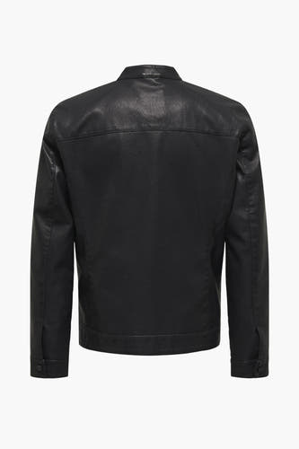 Lederen jas Zwart - ONLY & SONS®