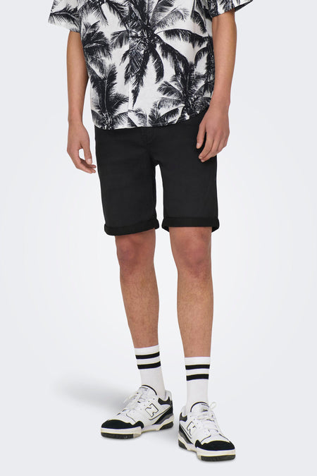 Jeansshort Black denim - ONLY & SONS®