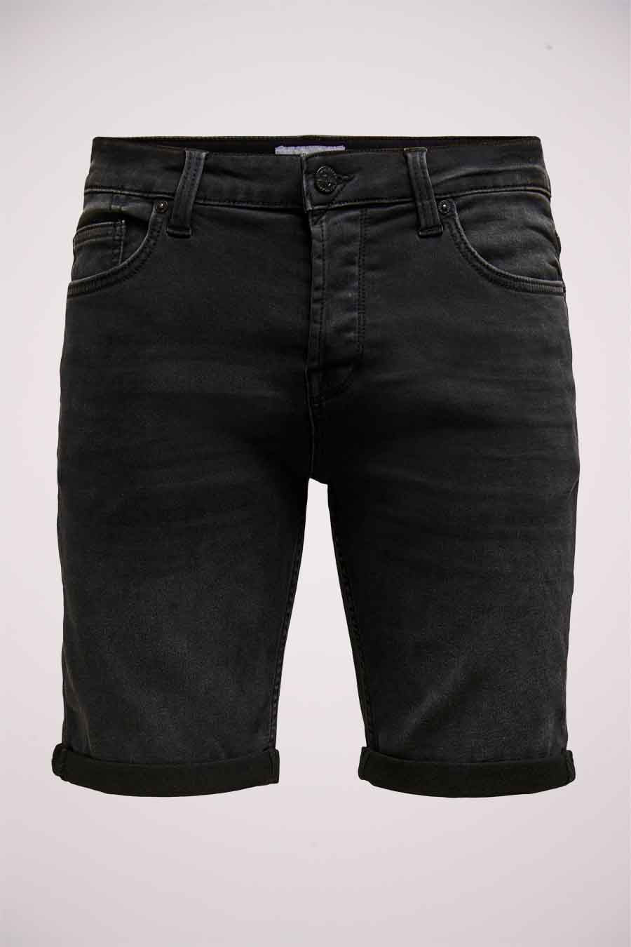 Jeansshort Black denim - ONLY & SONS®