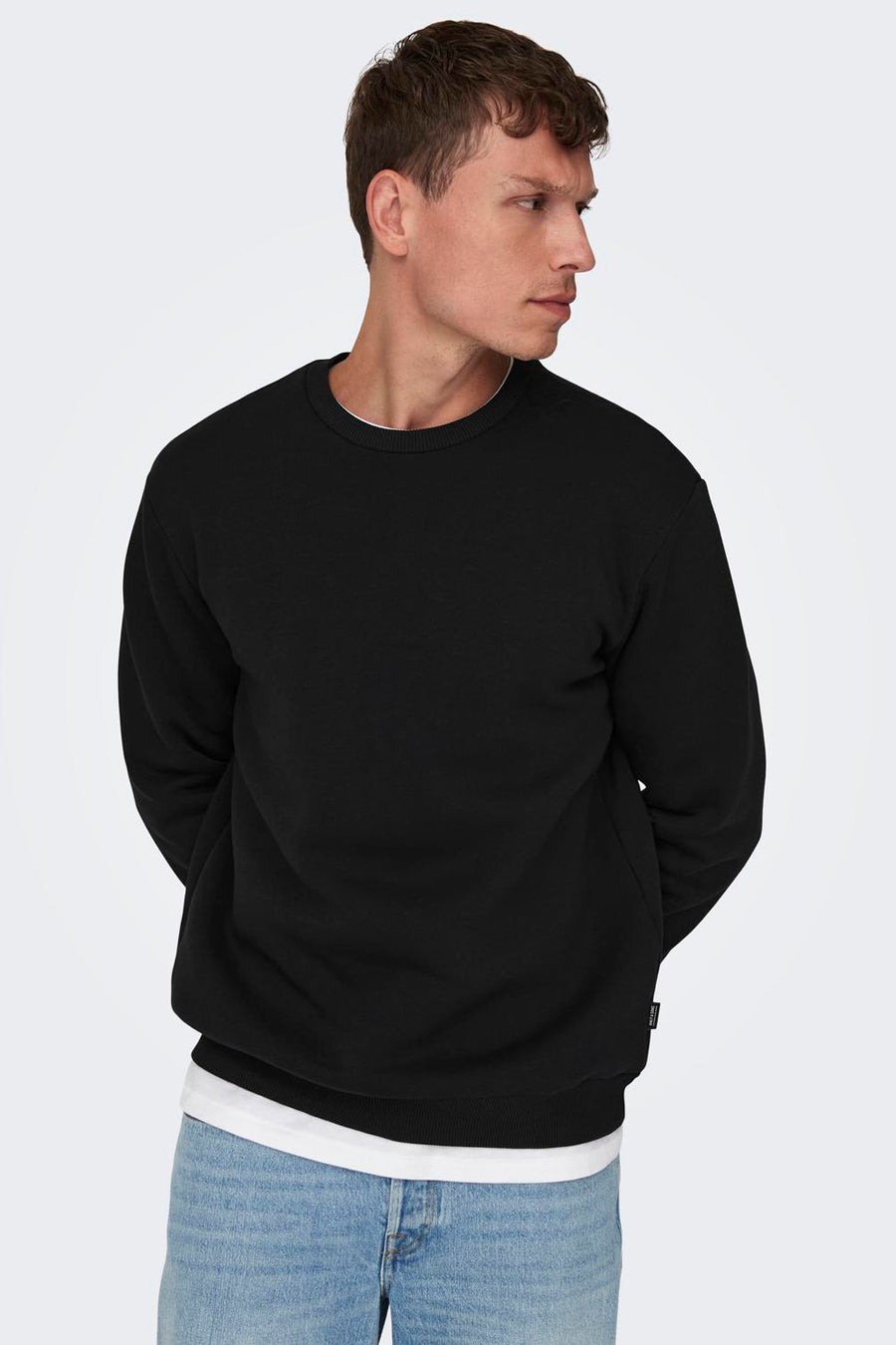 Sweater met ronde hals Zwart - ONLY & SONS®