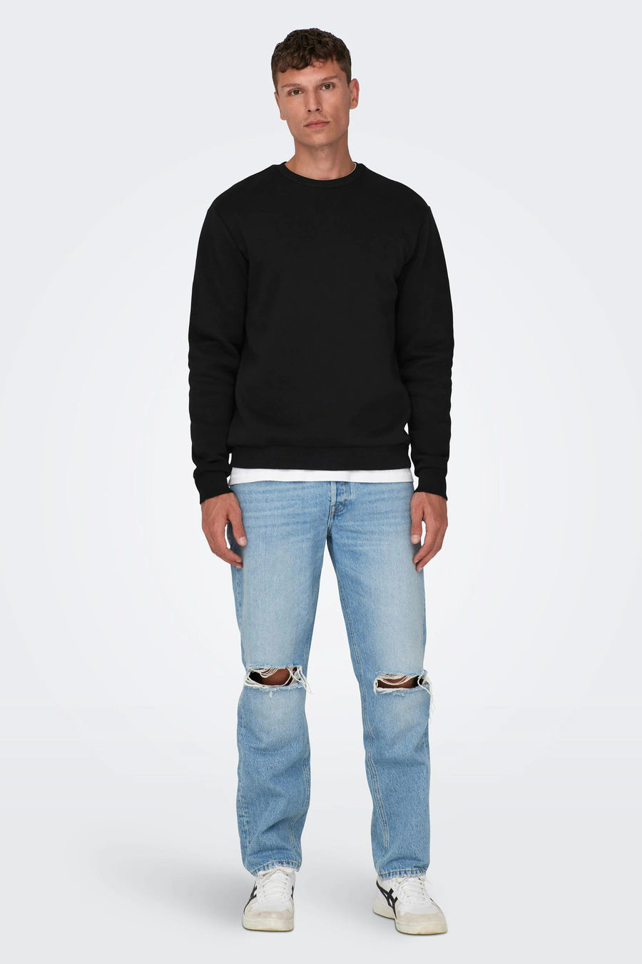 Sweater met ronde hals Zwart - ONLY & SONS®