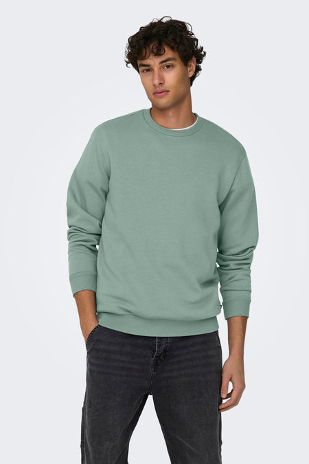 Sweater met ronde hals Groen - ONLY & SONS®