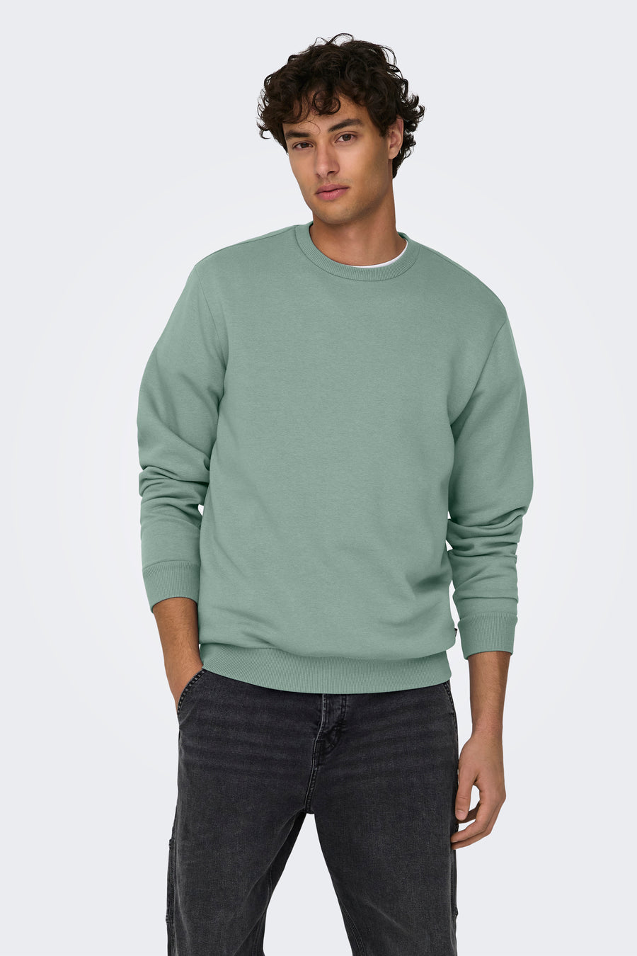 Sweater met ronde hals Groen - ONLY & SONS®
