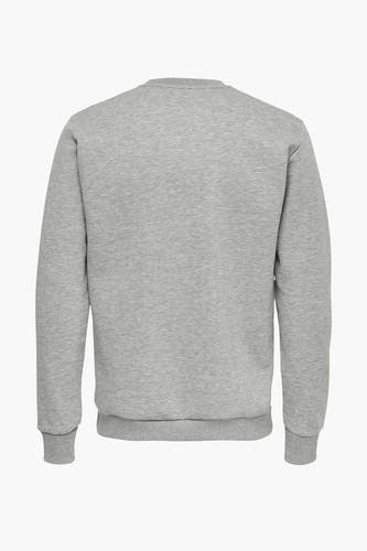 Sweater met ronde hals Grijs - ONLY & SONS®