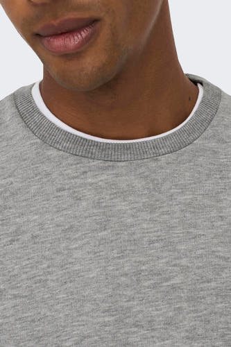 Sweater met ronde hals Grijs - ONLY & SONS®