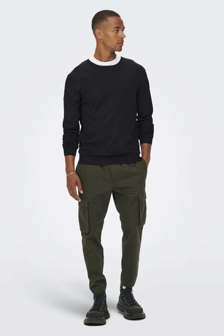 Trui met ronde hals Zwart - ONLY & SONS®