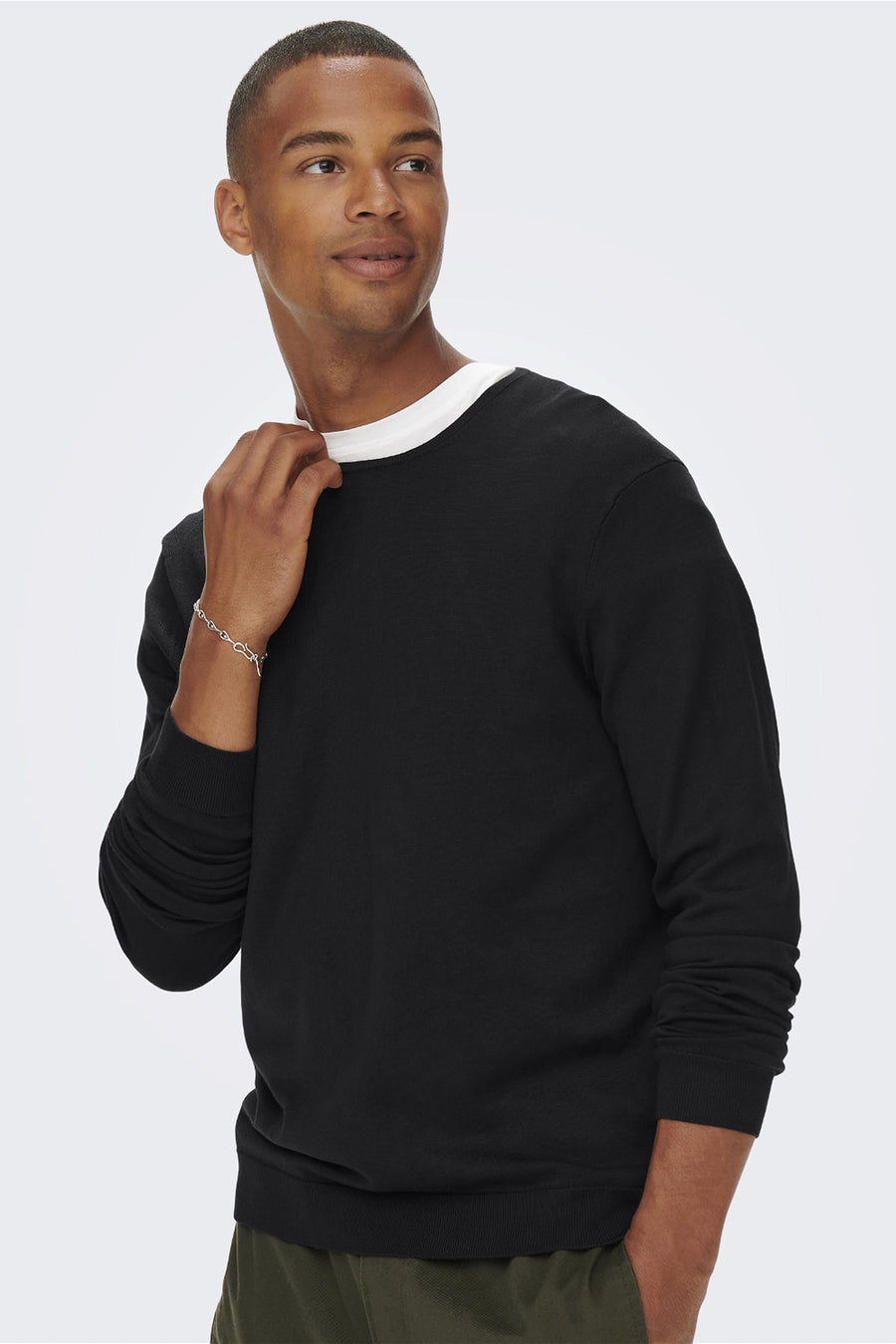 Trui met ronde hals Zwart - ONLY & SONS®