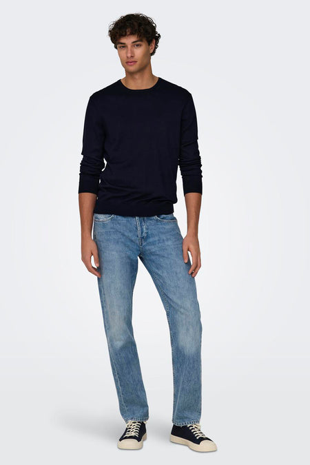 Trui met ronde hals Blauw - ONLY & SONS®