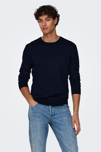Trui met ronde hals Blauw - ONLY & SONS®