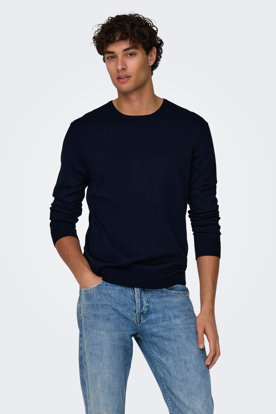 Trui met ronde hals Blauw - ONLY & SONS®