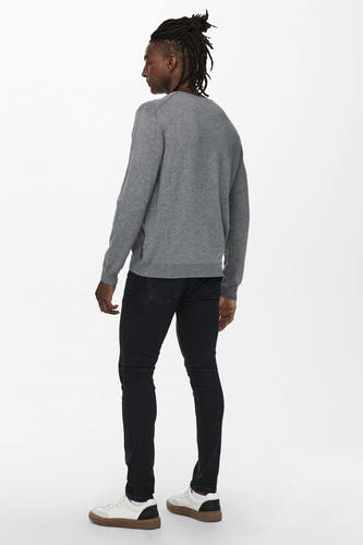 Trui met ronde hals Grijs - ONLY & SONS®