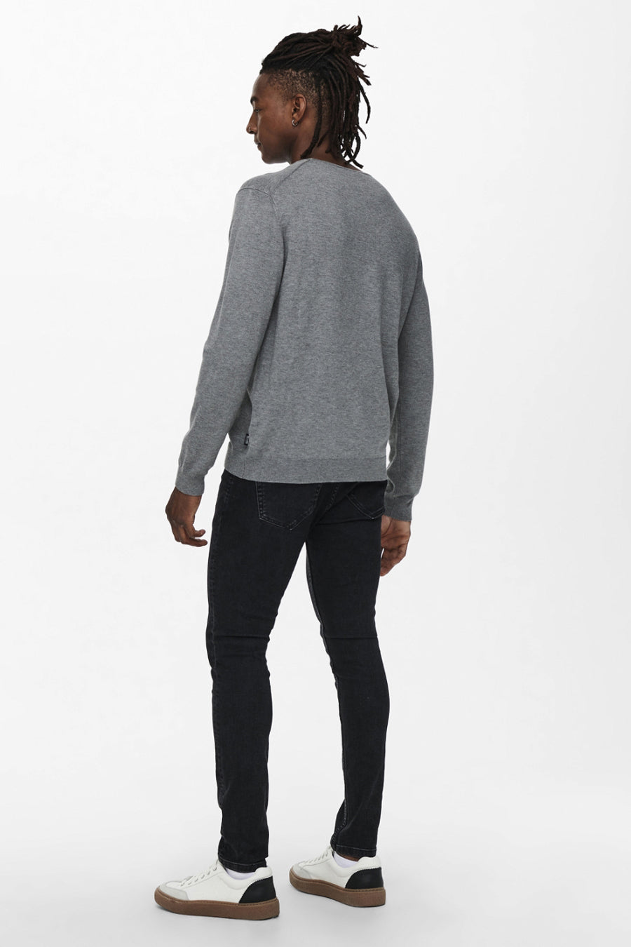 Trui met ronde hals Grijs - ONLY & SONS®