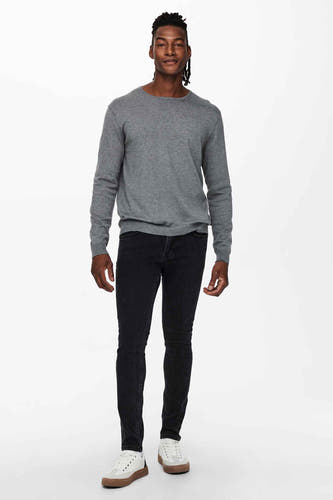 Trui met ronde hals Grijs - ONLY & SONS®
