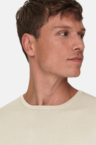 Trui met ronde hals Ecru - ONLY & SONS®