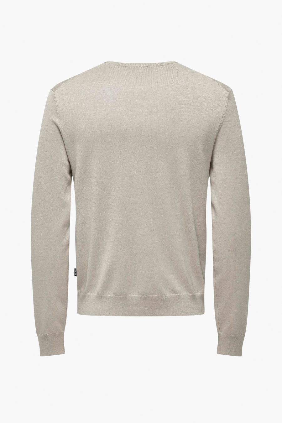 Trui met ronde hals Ecru - ONLY & SONS®