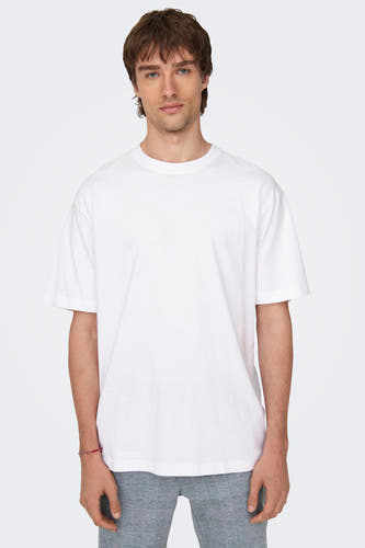 T-shirt (korte mouwen) Wit - ONLY & SONS®
