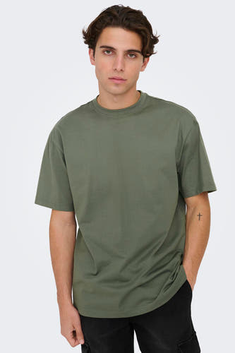 T-shirt (korte mouwen) Groen - ONLY & SONS®