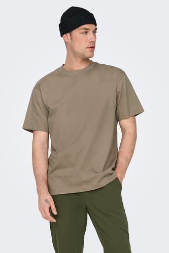 T-shirt (korte mouwen) Beige - ONLY & SONS®