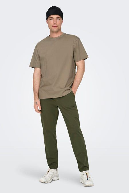 T-shirt (korte mouwen) Beige - ONLY & SONS®