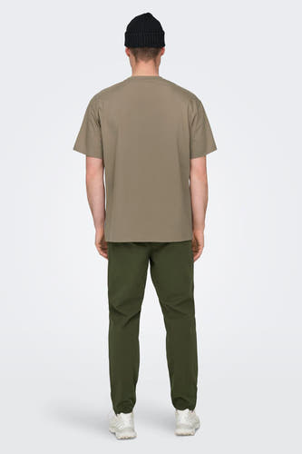 T-shirt (korte mouwen) Beige - ONLY & SONS®