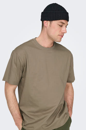 T-shirt (korte mouwen) Beige - ONLY & SONS®