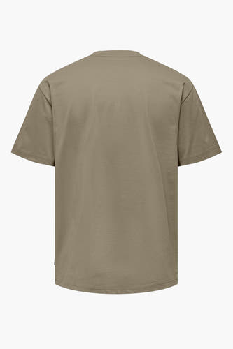 T-shirt (korte mouwen) Beige - ONLY & SONS®