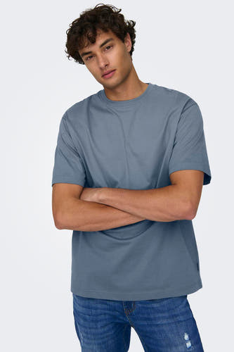 T-shirt (korte mouwen) Blauw - ONLY & SONS®
