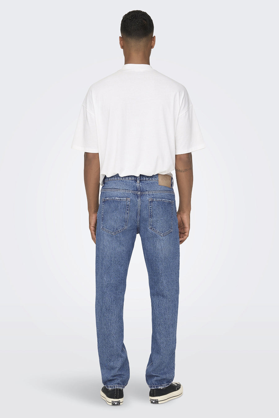 EDGE - mid blue denim