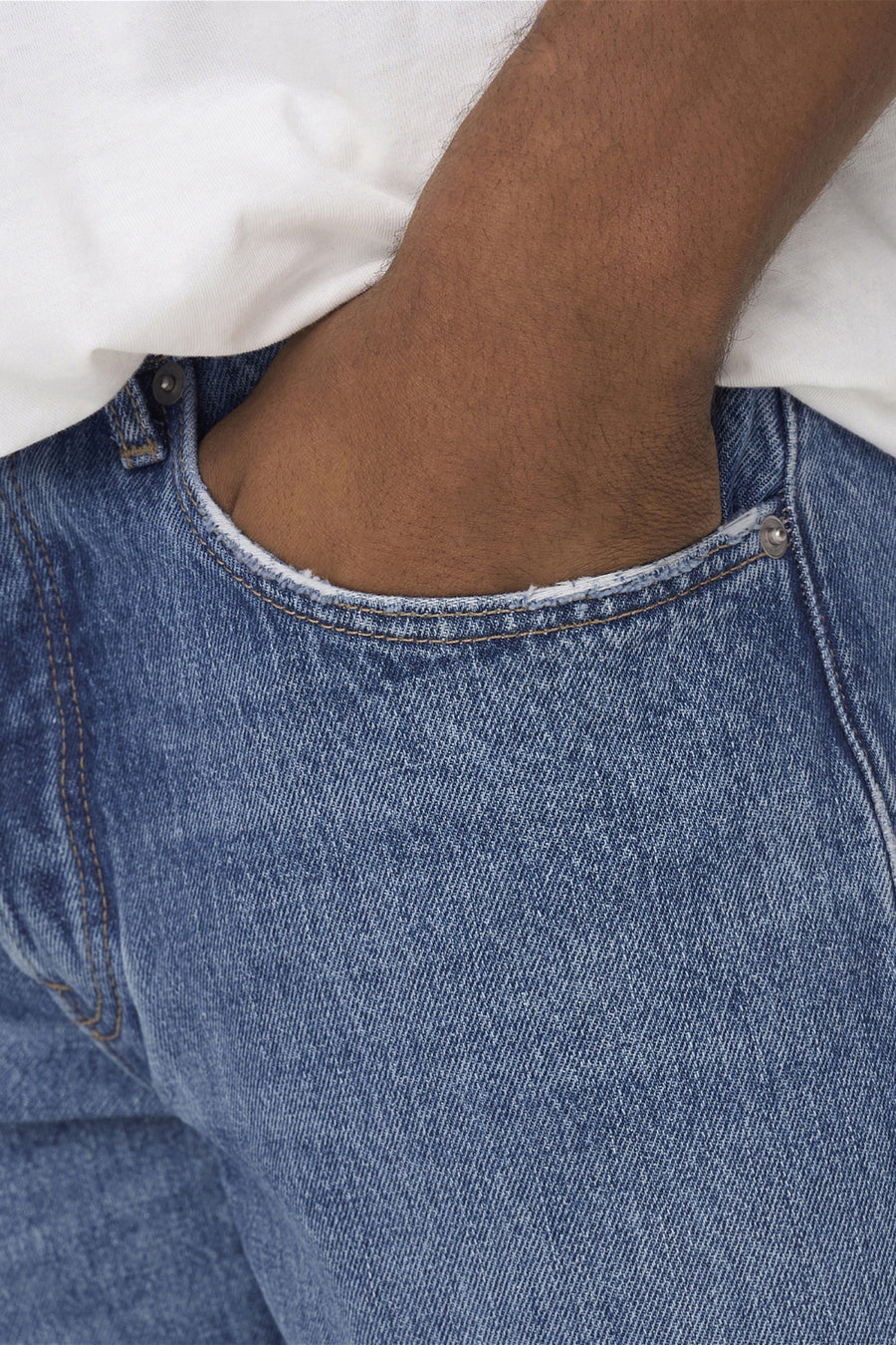 EDGE - mid blue denim