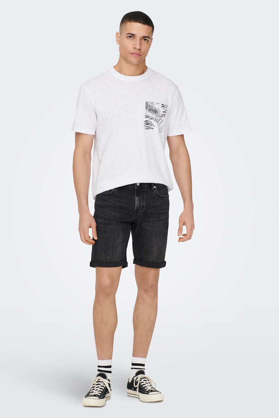 Jeansshort Black denim - ONLY & SONS®