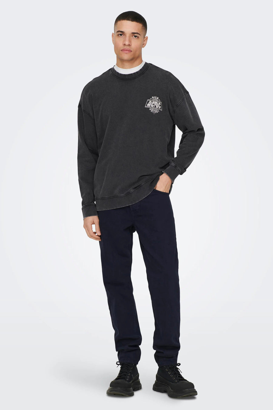 Sweater met ronde hals Zwart - ONLY & SONS®