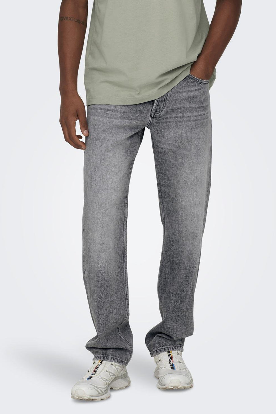Jeans wide Mid grey denim - ONLY & SONS®