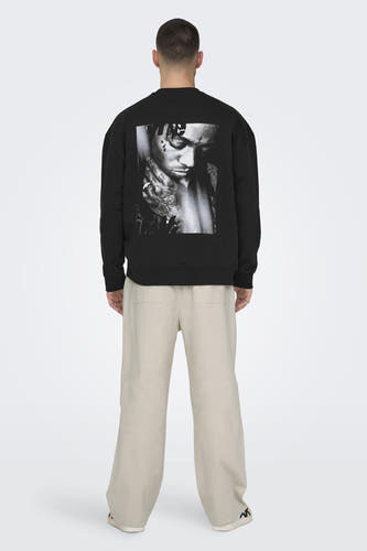 Sweater met ronde hals Zwart - ONLY & SONS®