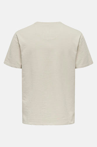 T-shirt (korte mouwen) Ecru - ONLY & SONS®
