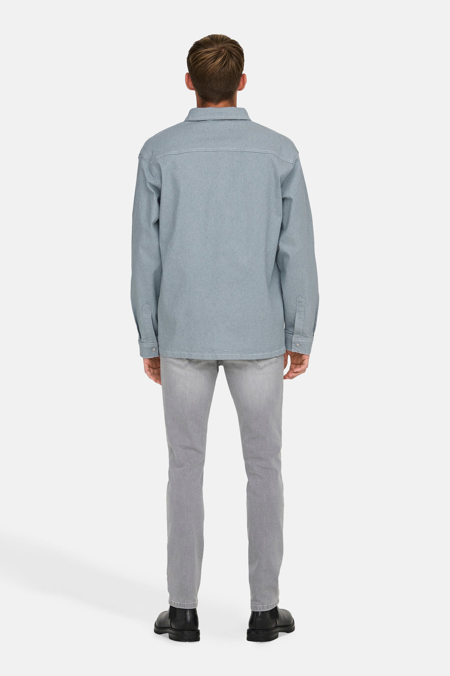 Hemd (lange mouwen) Light blue denim - ONLY & SONS®