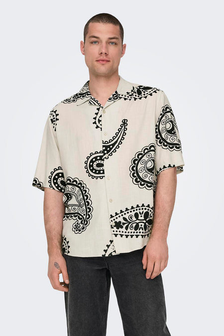 Hemd (korte mouwen) Beige - ONLY & SONS®