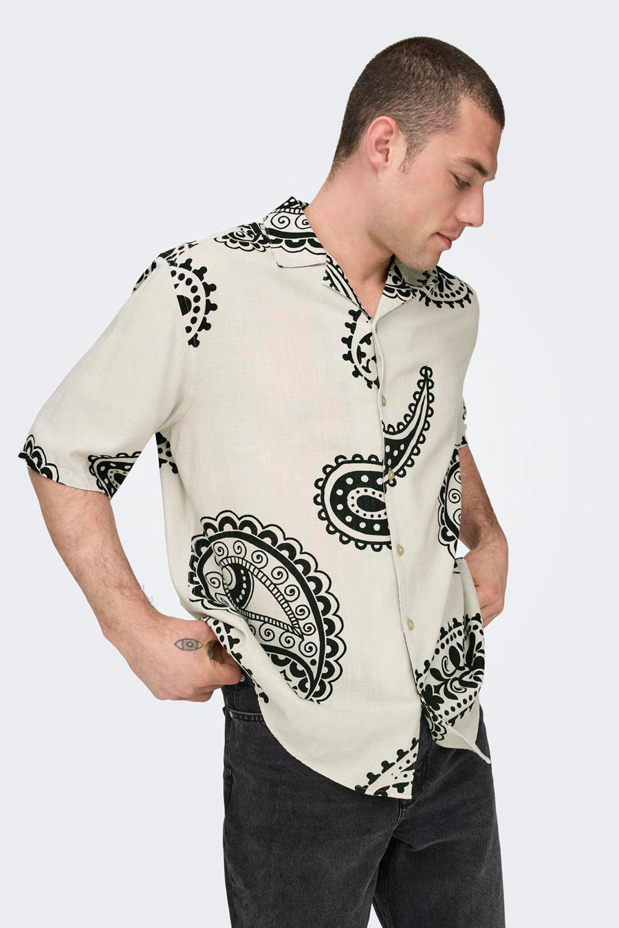 Hemd (korte mouwen) Beige - ONLY & SONS®
