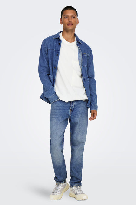 Jeans tapered Mid blue denim - ONLY & SONS®