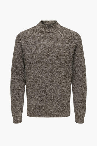 Trui met ronde hals Bruin - ONLY & SONS®