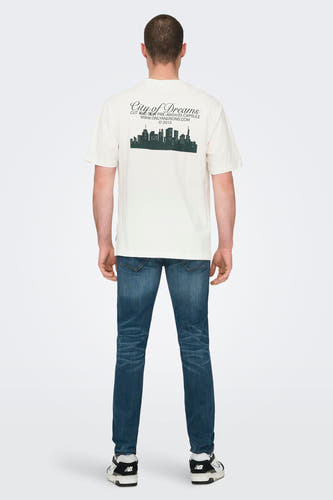 T-shirt (korte mouwen) Wit - ONLY & SONS®