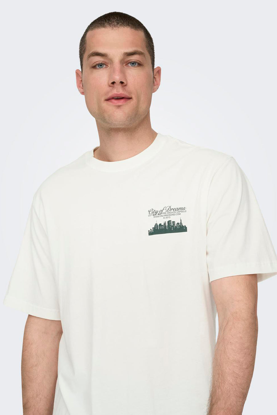 T-shirt (korte mouwen) Wit - ONLY & SONS®
