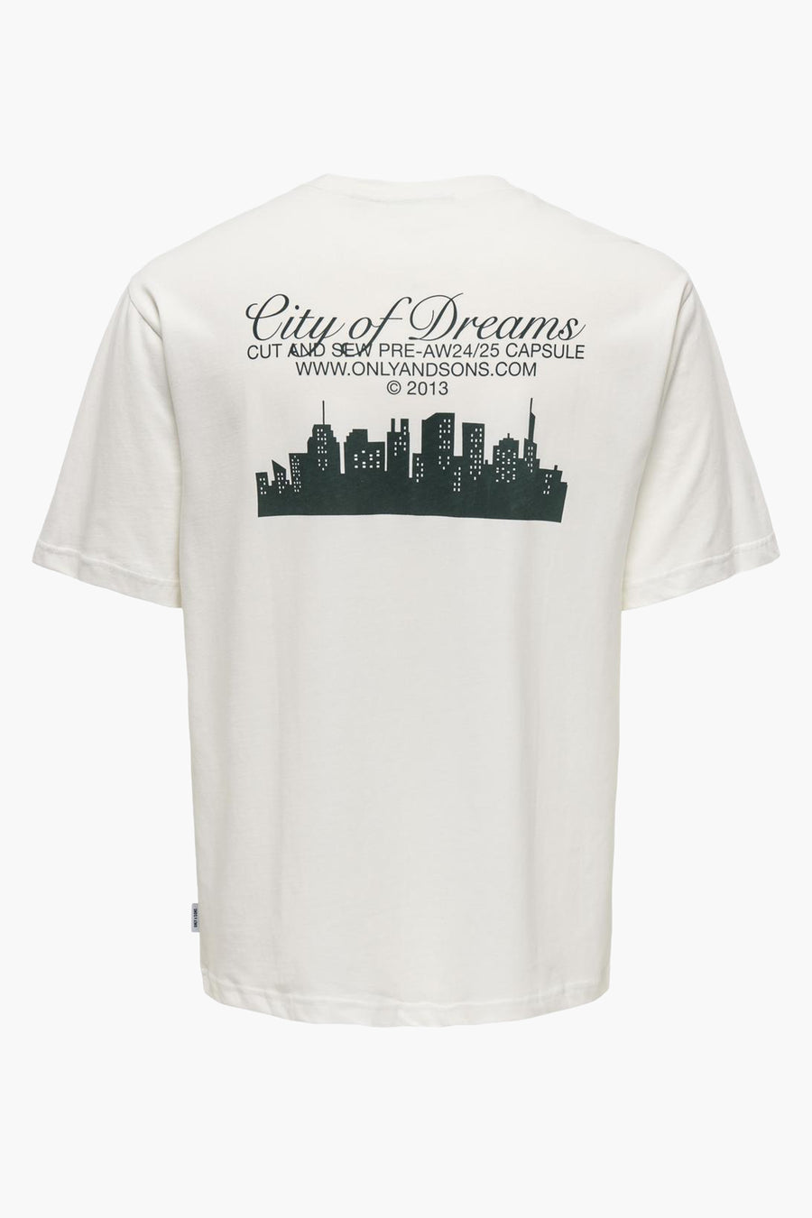 T-shirt (korte mouwen) Wit - ONLY & SONS®