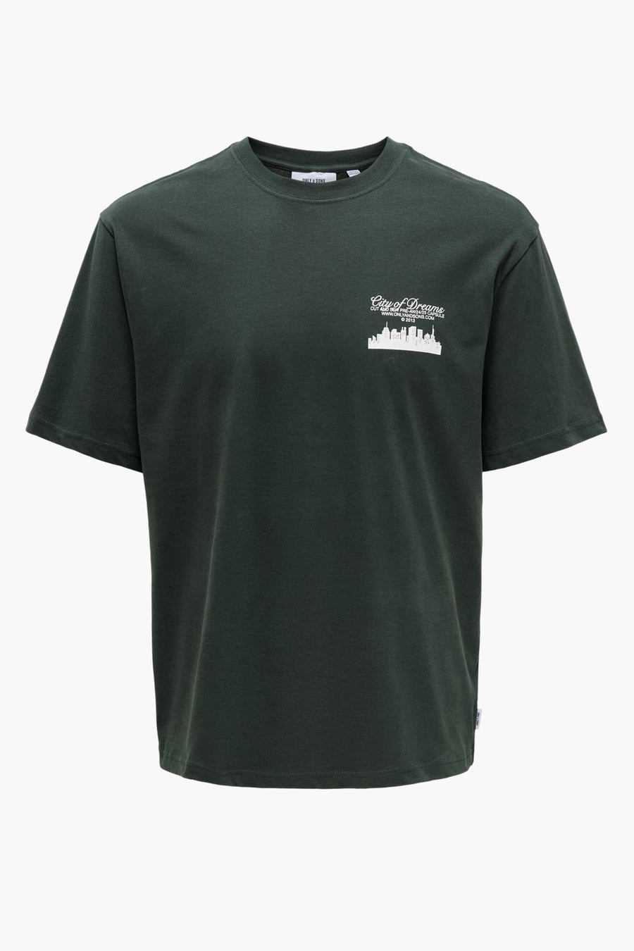 T-shirt (korte mouwen) Groen - ONLY & SONS®