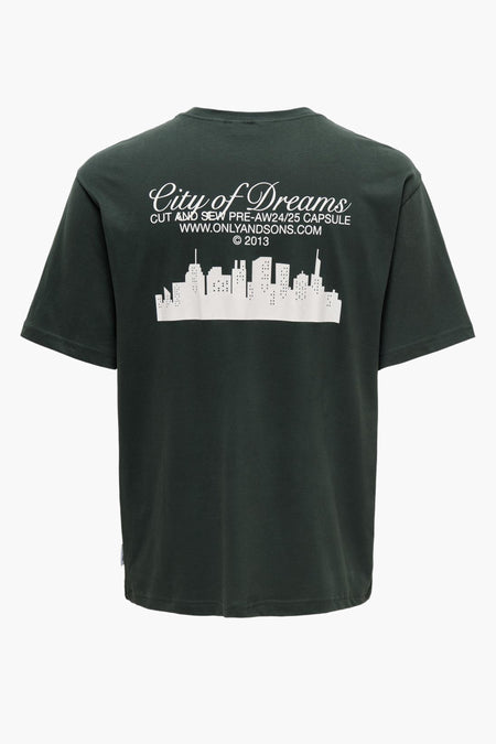 T-shirt (korte mouwen) Groen - ONLY & SONS®