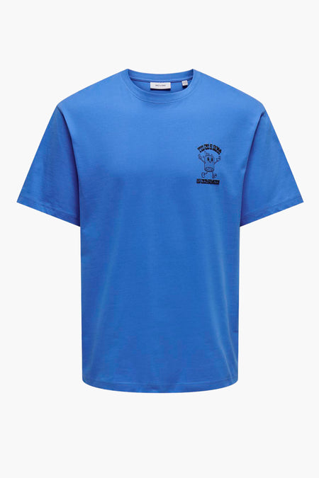 T-shirt (korte mouwen) Blauw - ONLY & SONS®