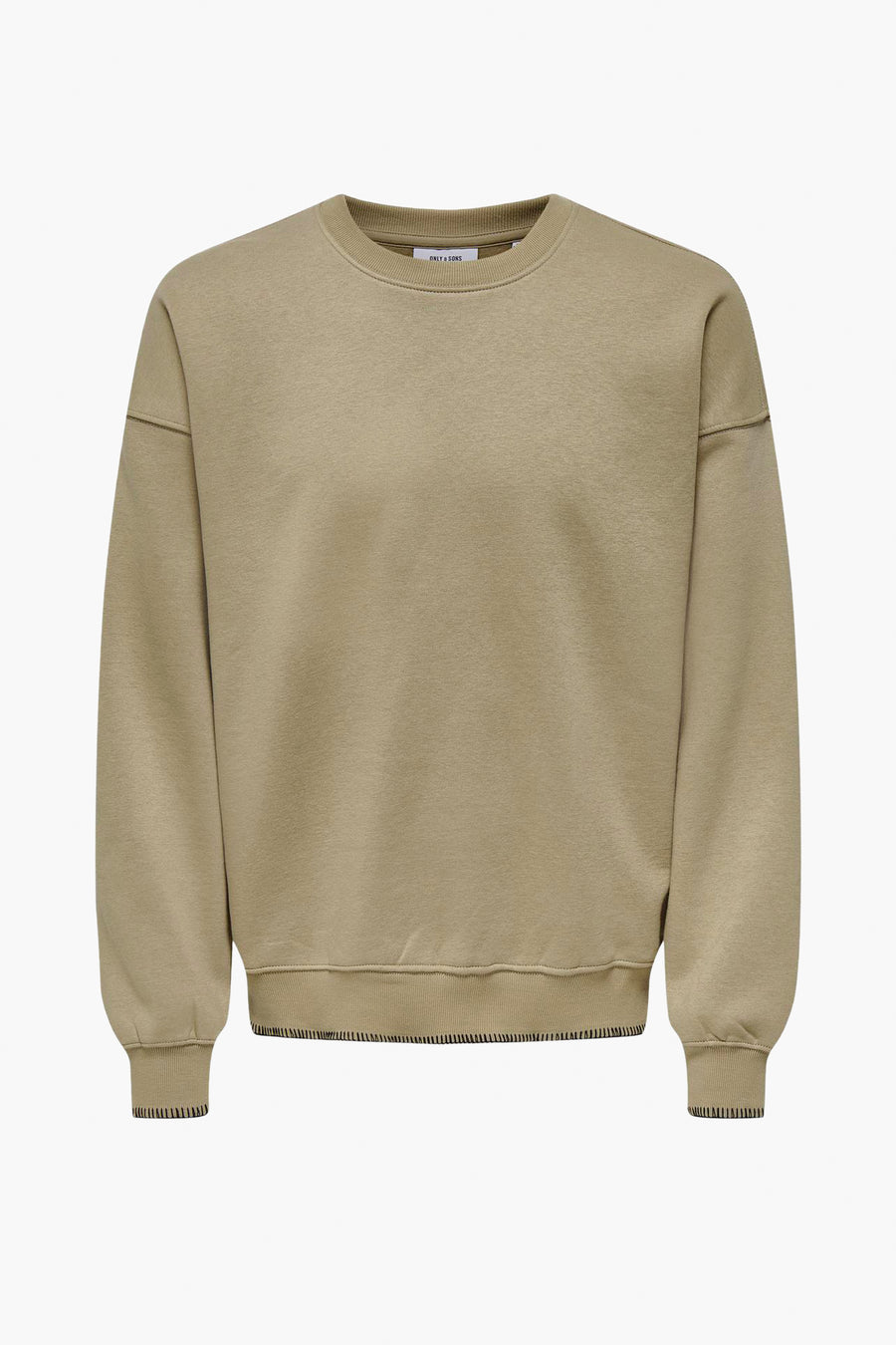 Sweater met ronde hals Beige - ONLY & SONS®