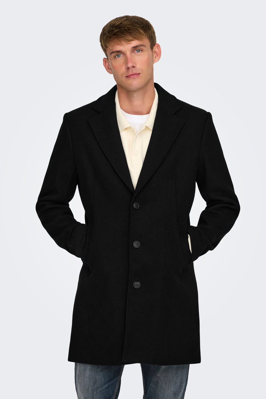 Jas (lang) Zwart - ONLY & SONS®