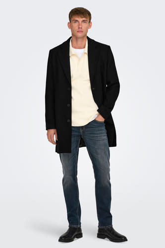 Jas (lang) Zwart - ONLY & SONS®