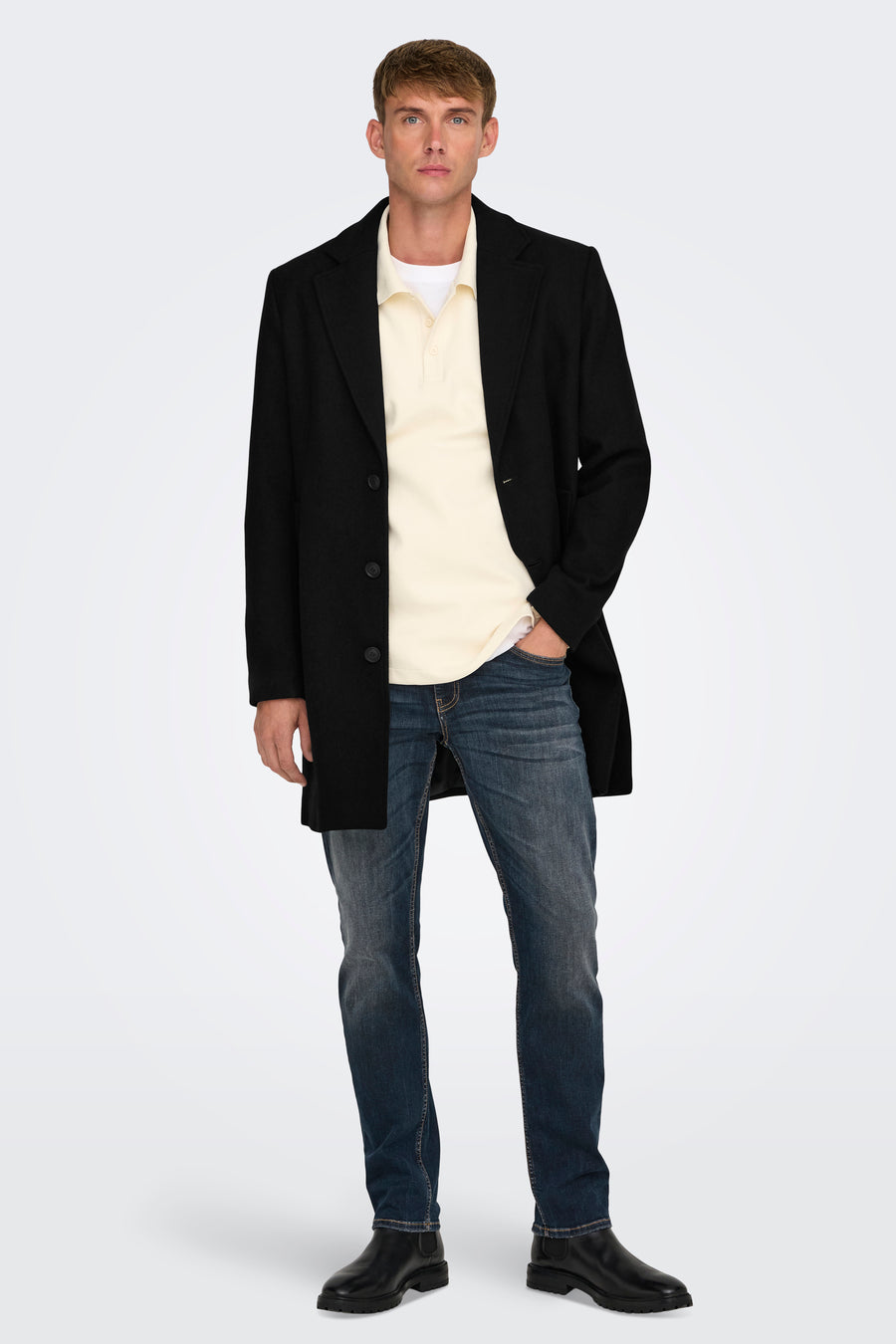 Jas (lang) Zwart - ONLY & SONS®
